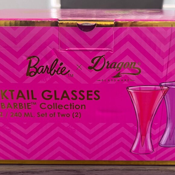 Barbie Cocktail Glasses - Picture 3 of 5